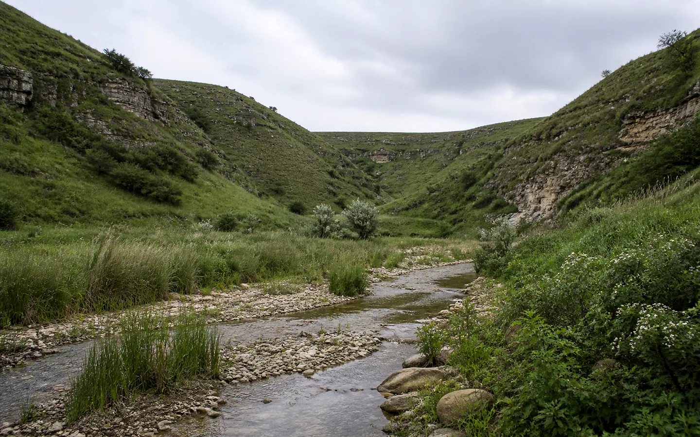 Долина реки Чoрна в Большом ущелье